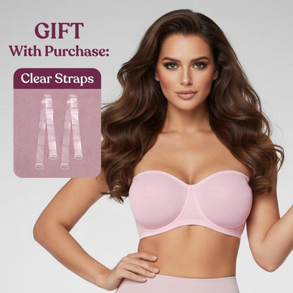 Women's Convertible Strapless Minimizer Bandeau Bra