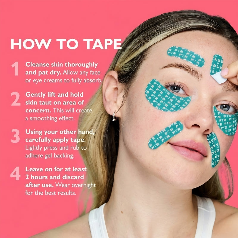 Peptide-Infused Face and Eye Tape