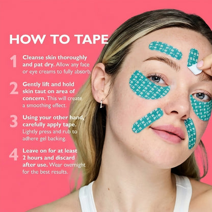 Peptide-Infused Face and Eye Tape