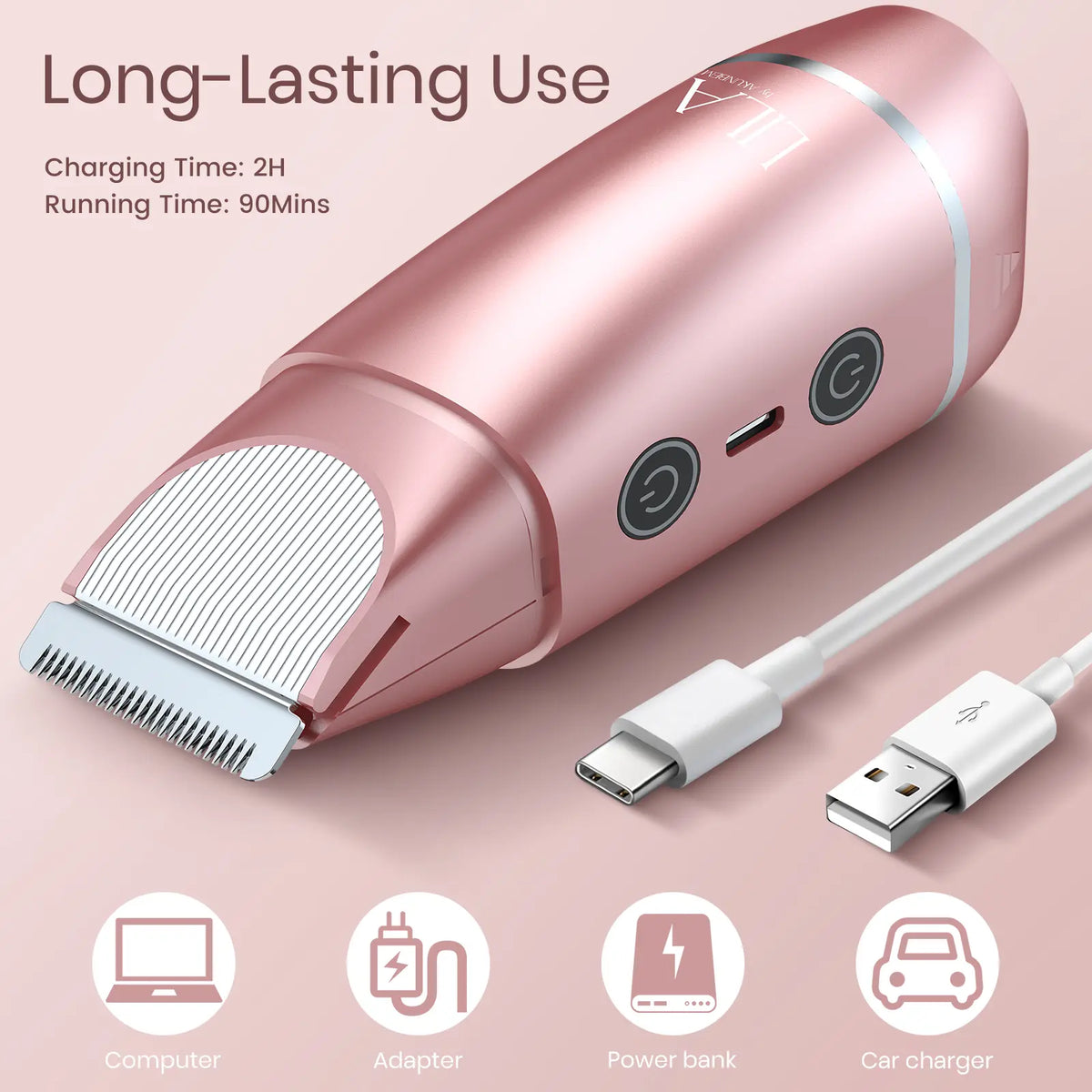 2 in 1 Women's Electric Shaver