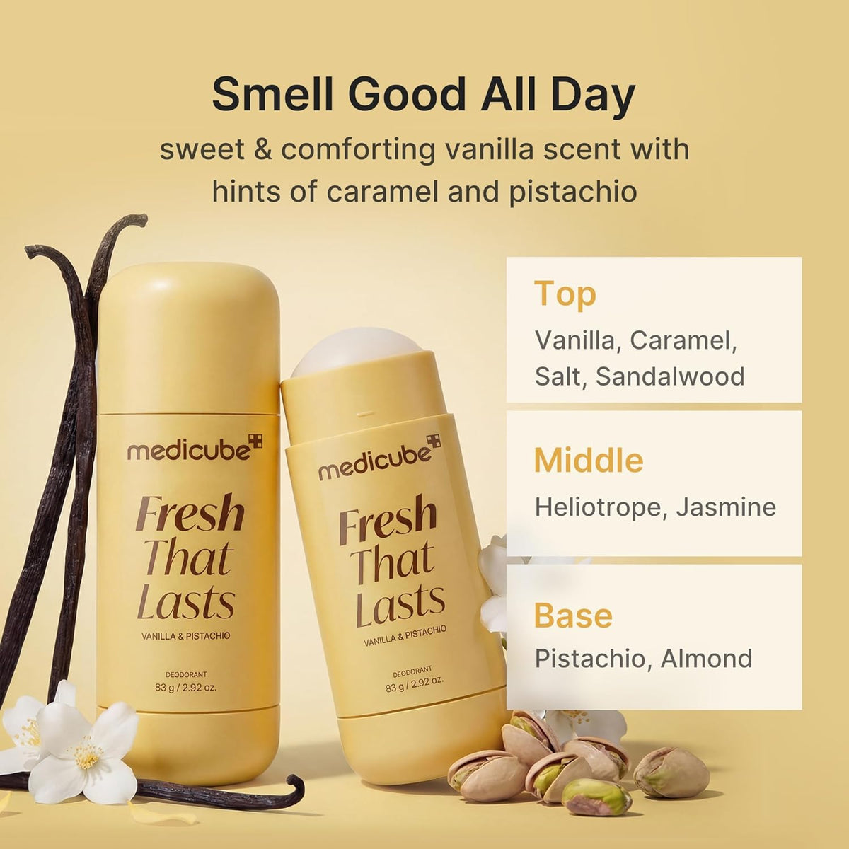 Deodorant Vanilla & Pistachio Fresh