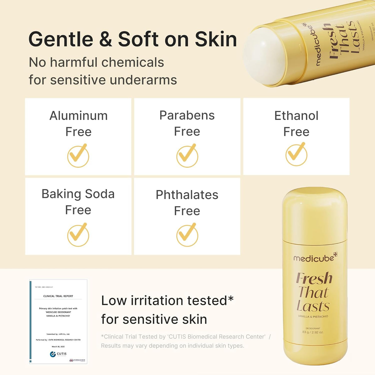 Deodorant Vanilla & Pistachio Fresh