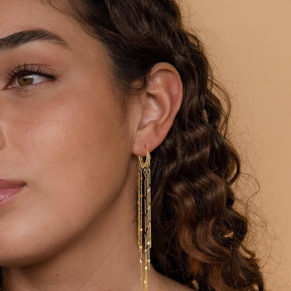 Long Tassel Earrings
