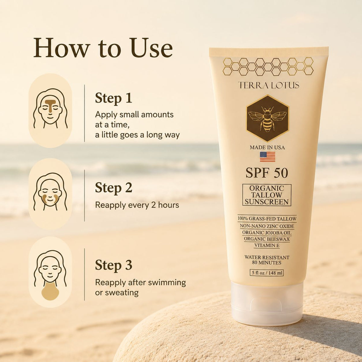 Organic Tallow Sunscreen