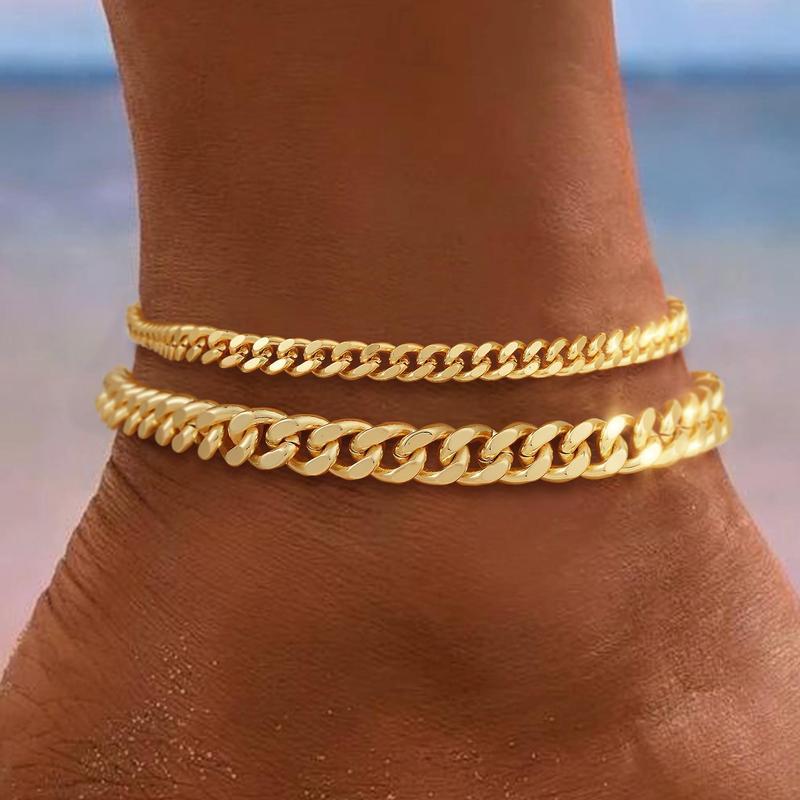 Chunky Cuban Link Anklet