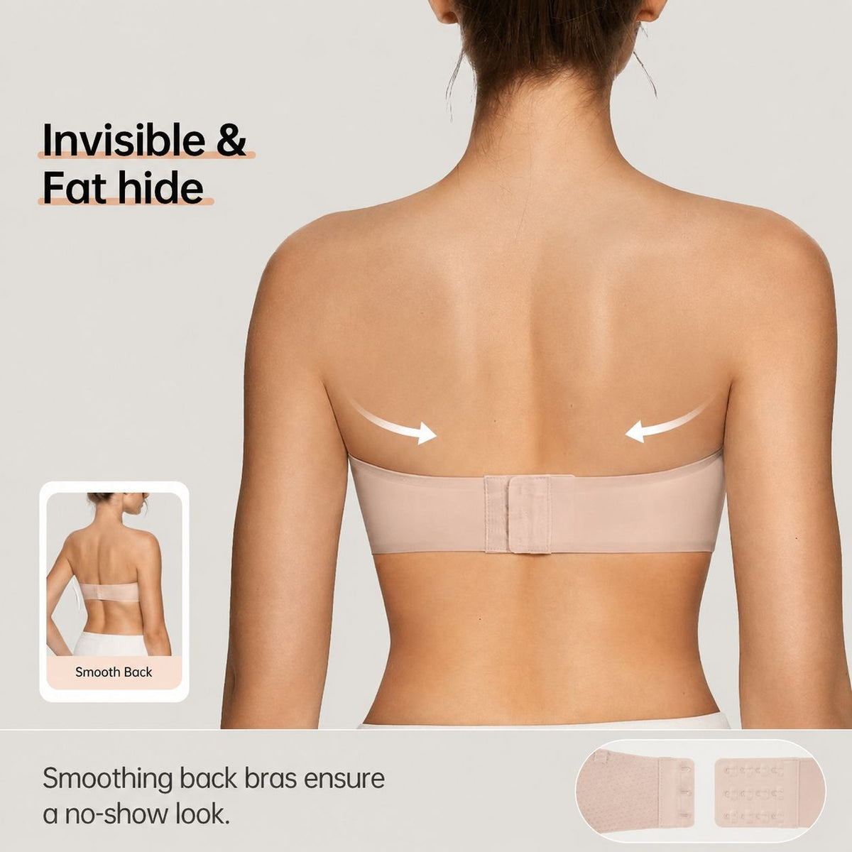Womens Strapless Bras Push Up