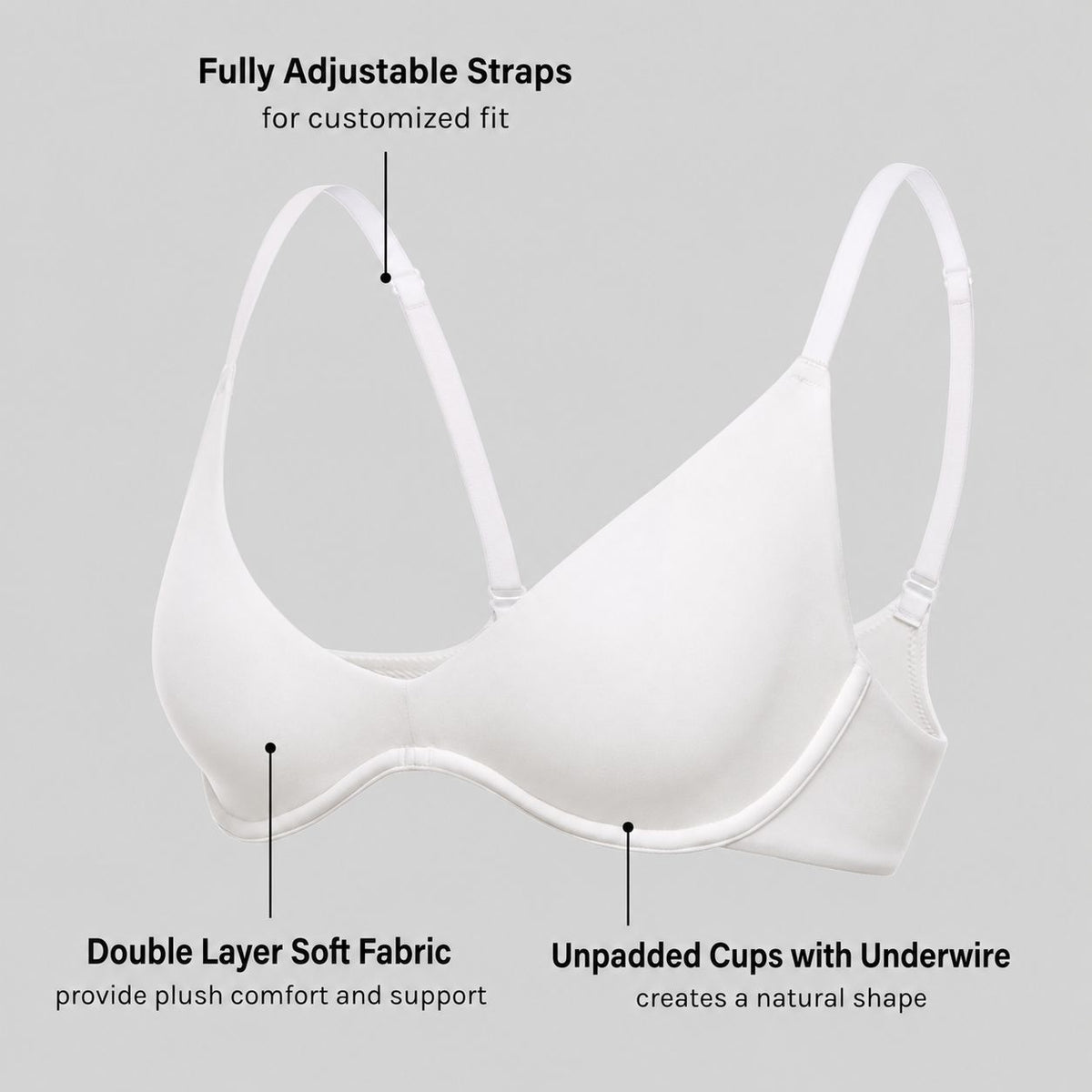 Unlined Plunge Bra