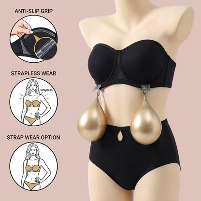 Women's Convertible Strapless Minimizer Bandeau Bra
